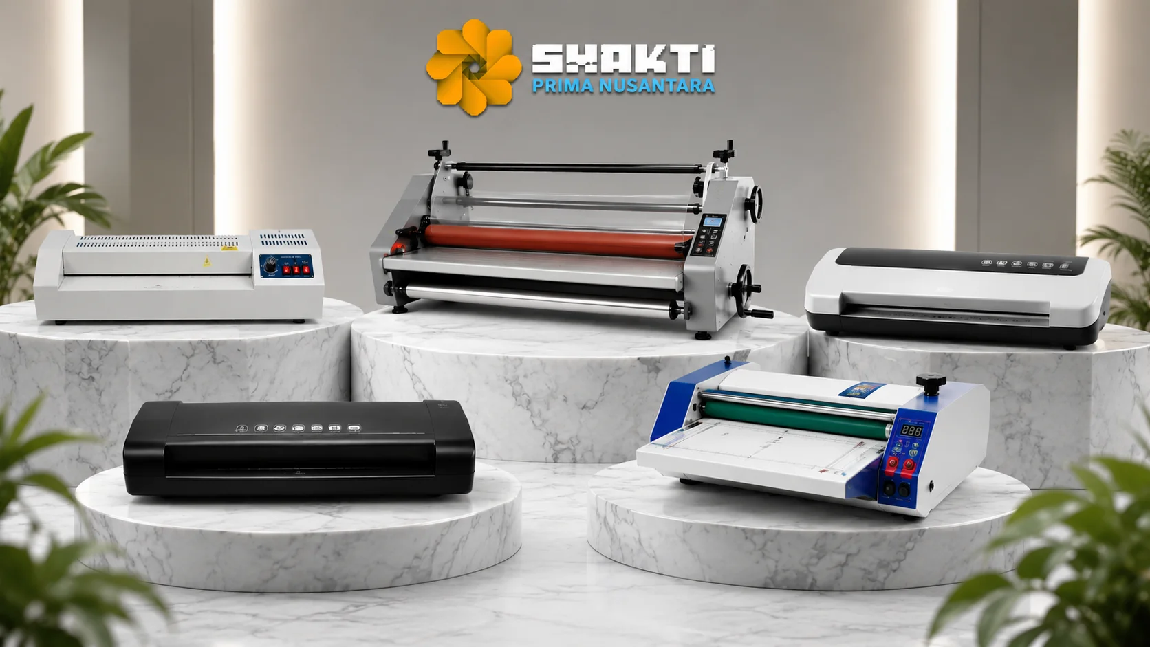 Beragam mesin laminating berkualitas, mulai dari hot laminator, cold laminator, hingga mesin laminating industri, sebagai solusi perlindungan dokumen dan kebutuhan laminasi profesional