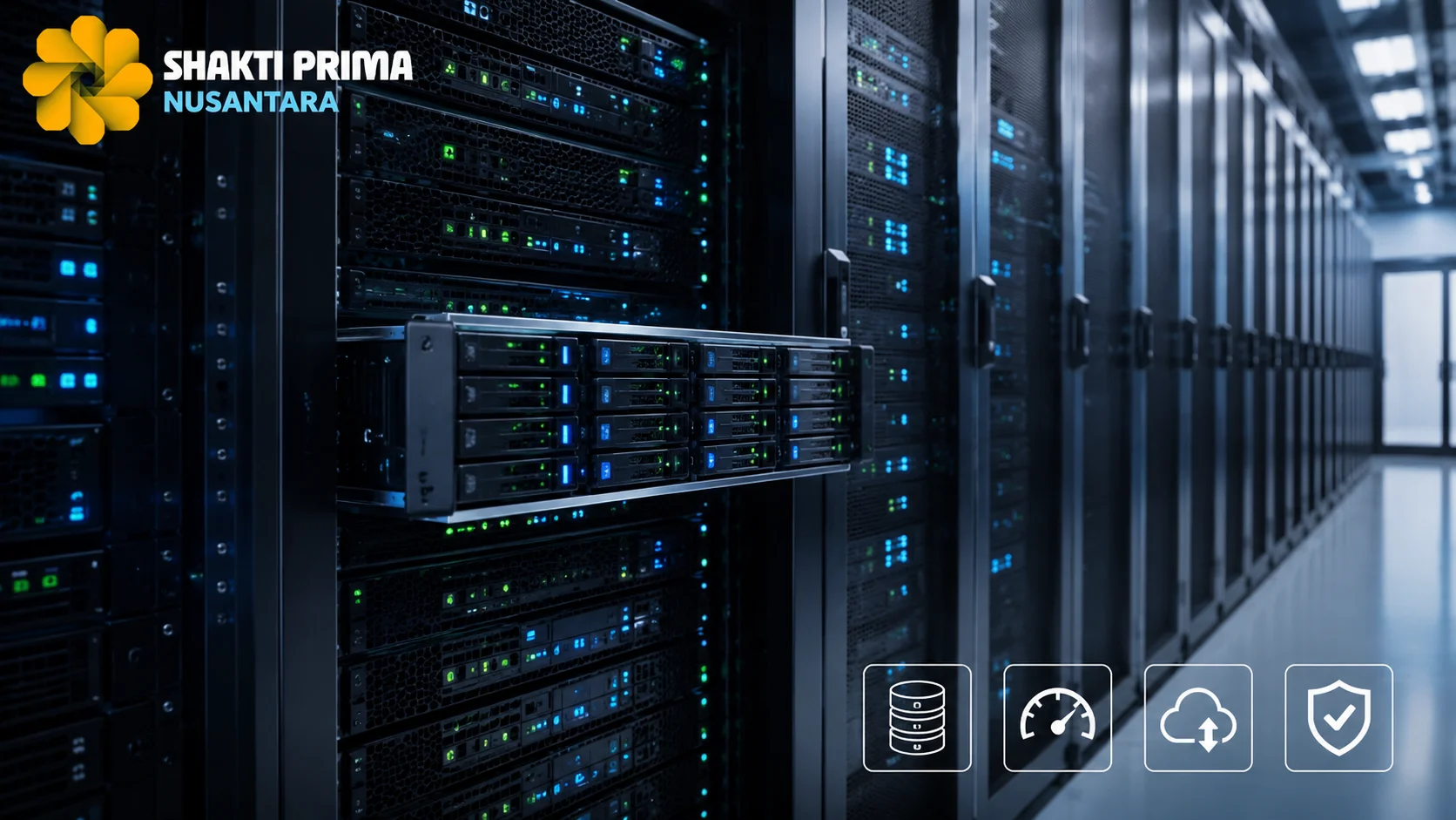 Server storage berkapasitas tinggi untuk mendukung kebutuhan data center modern dan pengelolaan data skala besar.