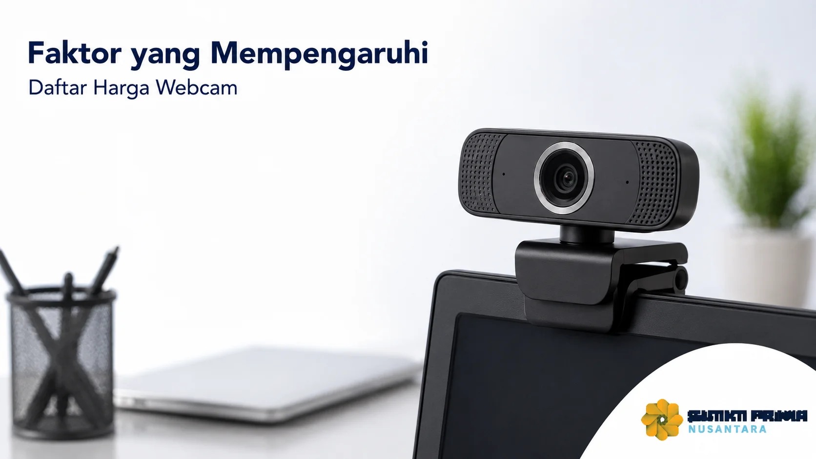 Webcam profesional dengan fitur modern untuk mendukung kebutuhan konferensi video dan komunikasi digital di instansi.