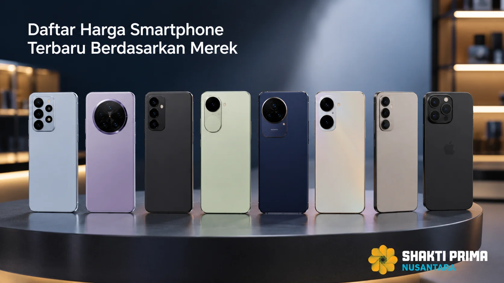 Daftar harga smartphone terbaru dari berbagai merek untuk membantu memilih perangkat sesuai kebutuhan dan anggaran.