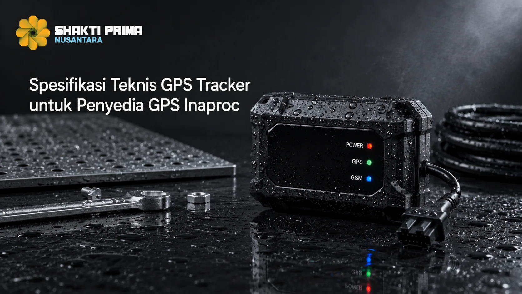 Perangkat GPS Tracker Shakti Prima Nusantara dengan spesifikasi teknis untuk kebutuhan pengadaan GPS melalui Inaproc.