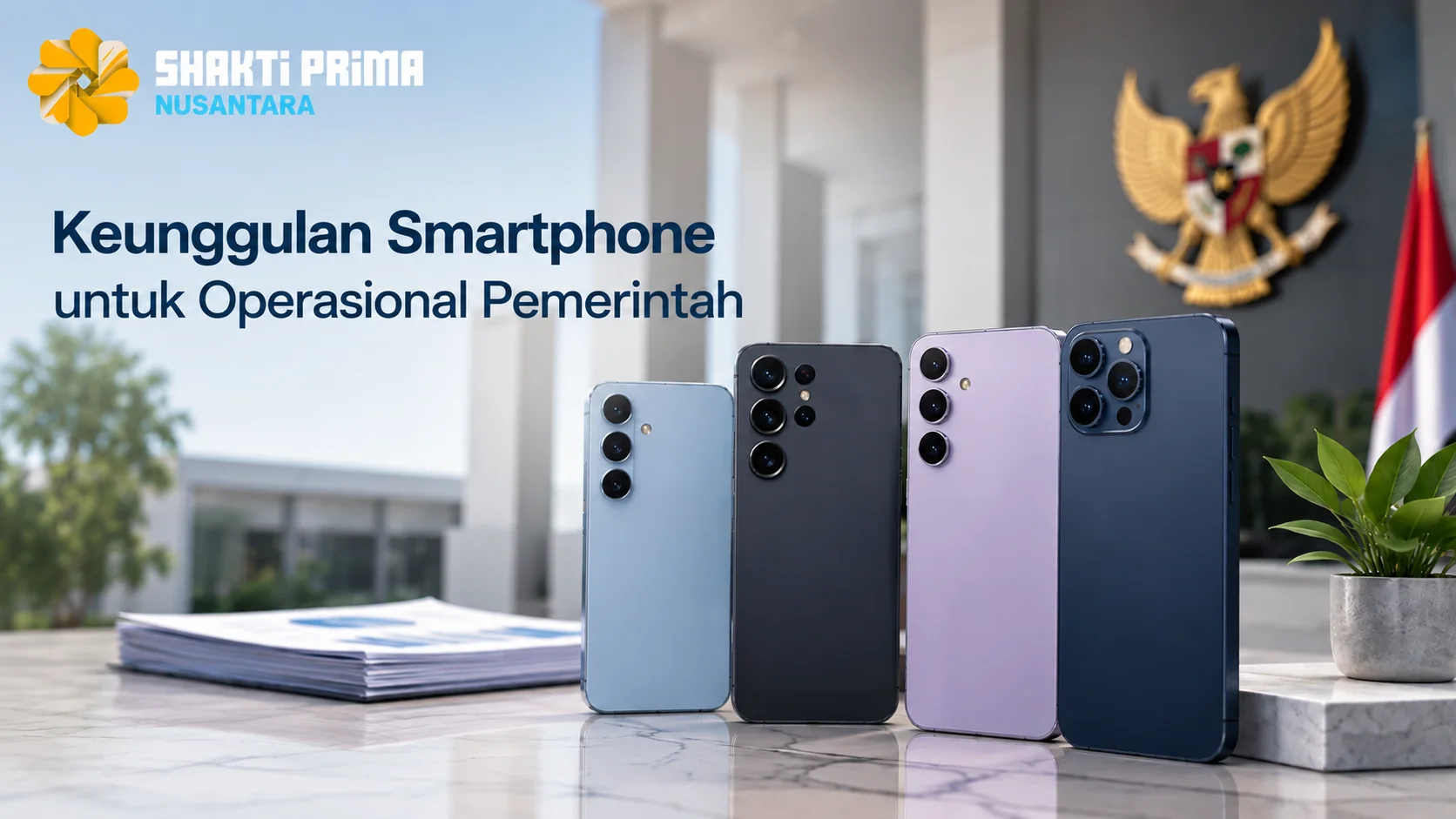 Smartphone dari Shakti Prima Nusantara untuk mendukung operasional instansi pemerintah melalui Pengadaan Inaproc Kabupaten Situbondo.