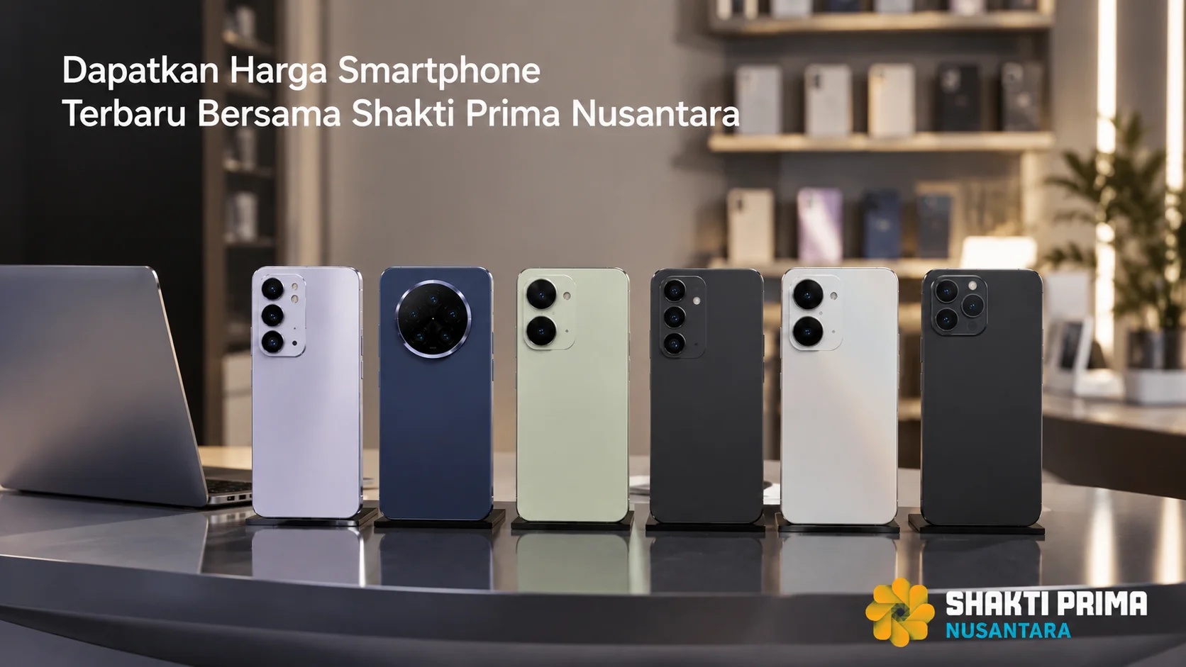 Harga smartphone terbaru dari Shakti Prima Nusantara dengan berbagai pilihan smartphone original untuk kebutuhan pribadi, perusahaan, dan instansi.