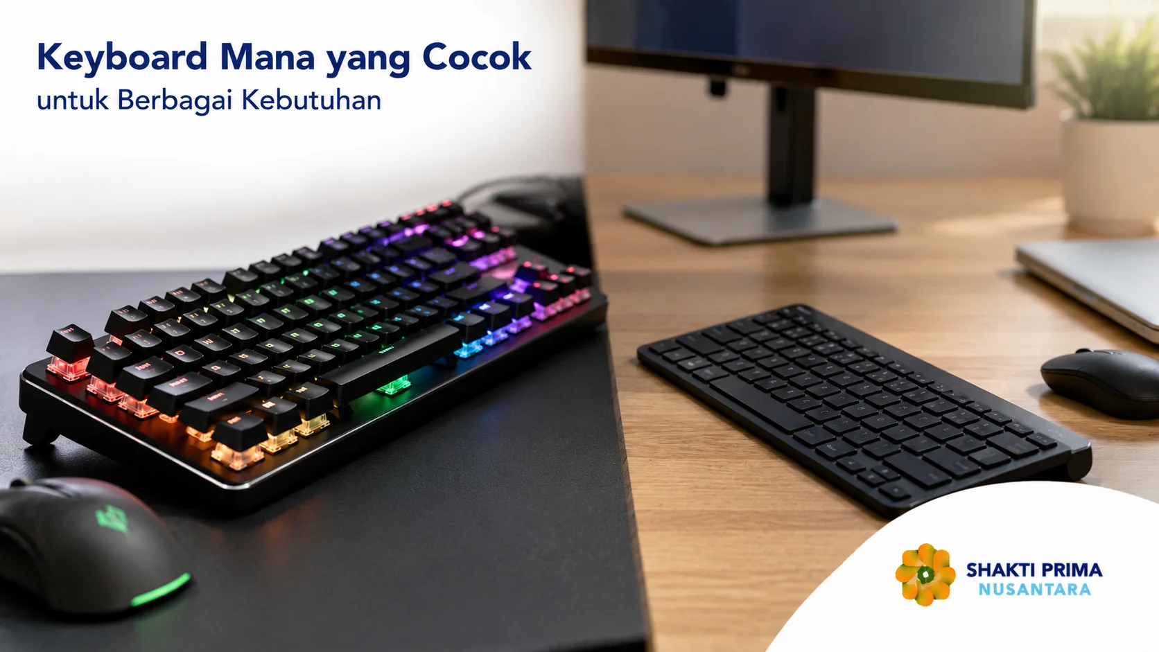 Perbandingan keyboard mekanikal dan keyboard membran untuk berbagai kebutuhan kerja, belajar, dan penggunaan sehari-hari.