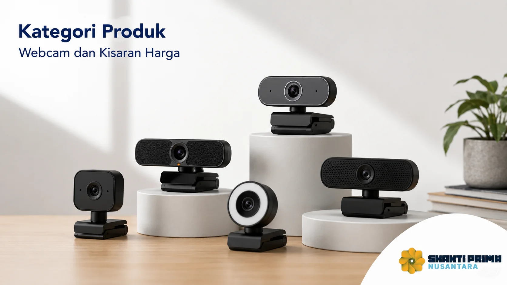 Berbagai kategori webcam berkualitas untuk mendukung kebutuhan konferensi video dan komunikasi digital di instansi.