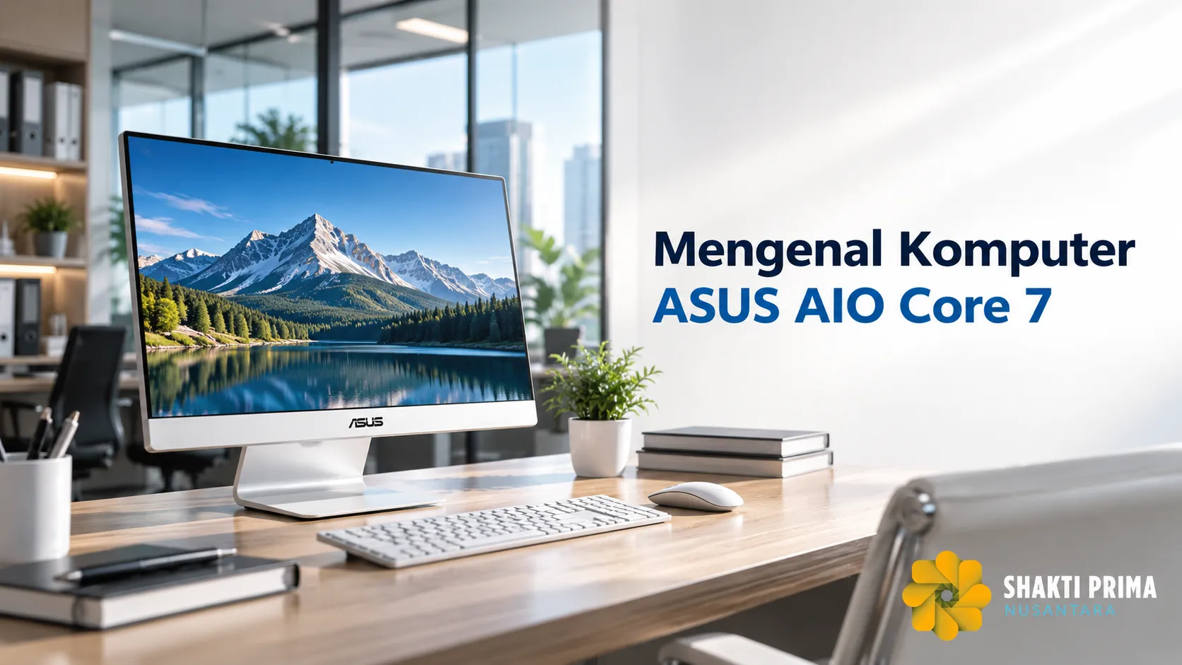 Komputer ASUS AIO Core 7 untuk pertimbangan dalam memilih vendor komputer sesuai kebutuhan kantor