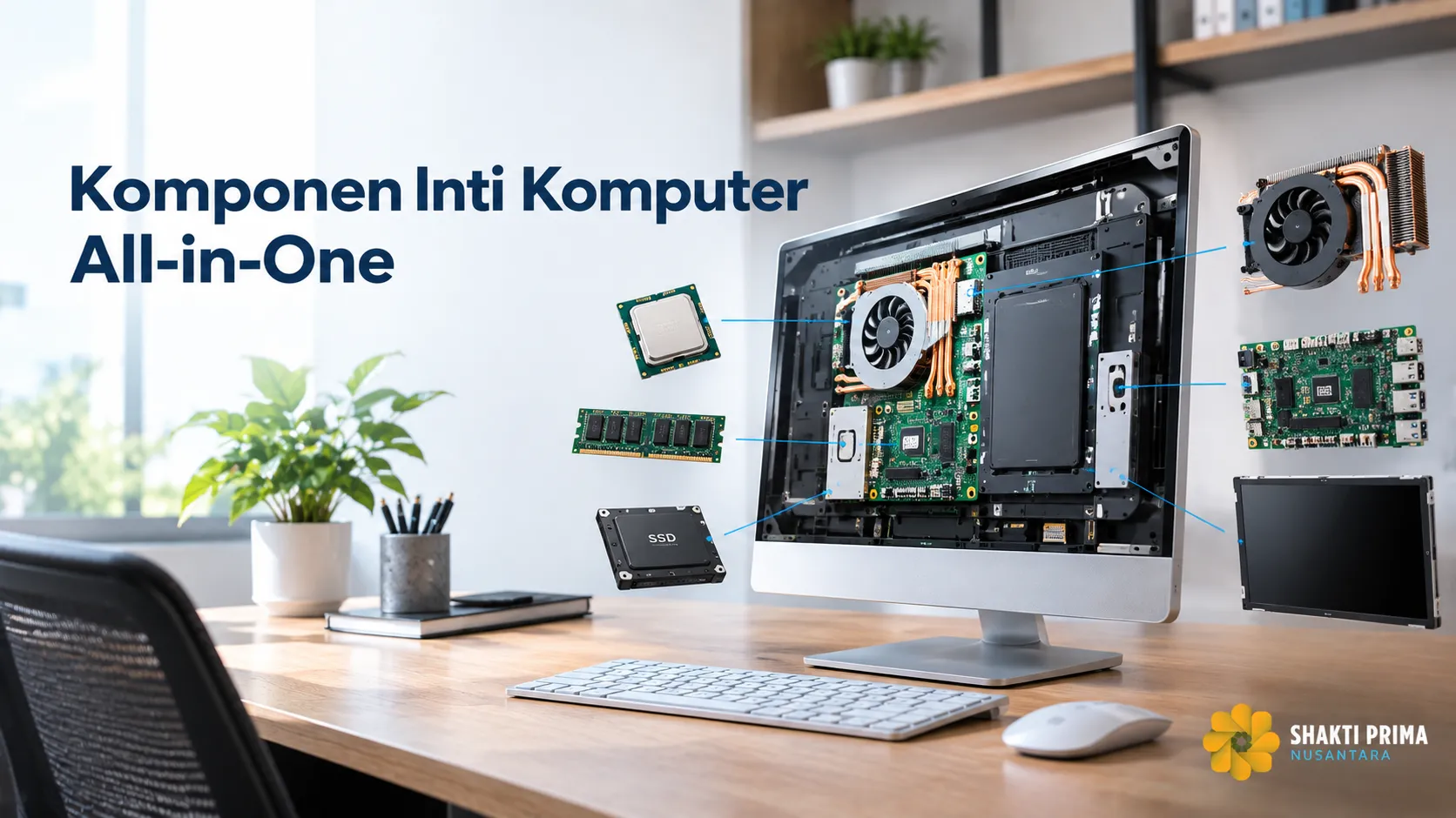Komponen inti komputer All-in-One