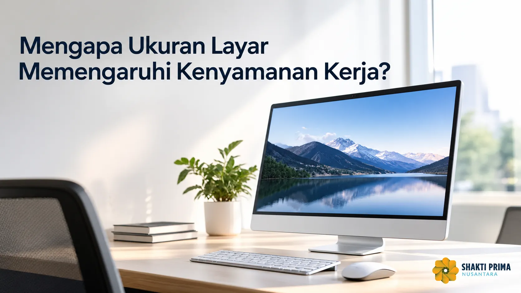 Ukuran layar komputer all-in-one memengaruhi kenyamanan kerja