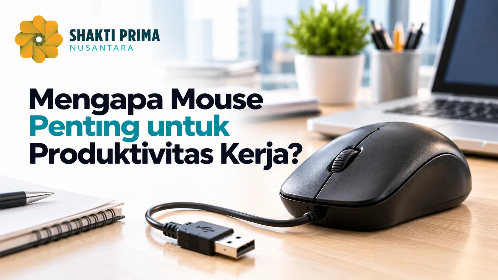 Mouse kantor instansi untuk mendukung produktivitas kerja dan aktivitas administrasi menggunakan komputer.