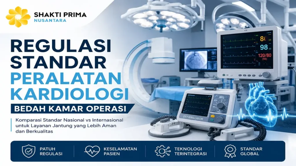 Standar peralatan kardiologi di kamar operasi rumah sakit sesuai regulasi nasional dan internasional