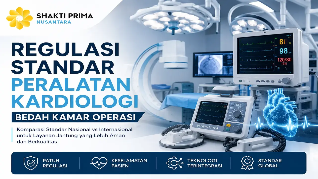 Standar peralatan kardiologi di kamar operasi rumah sakit sesuai regulasi nasional dan internasional