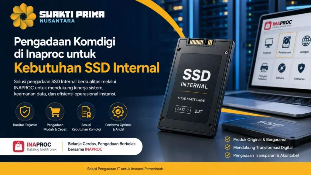 Solusi Pengadaan Komdigi di Inaproc untuk SSD internal berkualitas untuk instansi pemerintah Komdigi melalui e-katalog INAPROC.