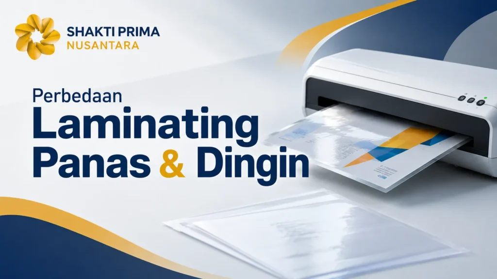 Laminating Panas vs Dingin berdasarkan fungsi, cara kerja, dan hasil laminasi dokumen untuk kebutuhan instansi pemerintah