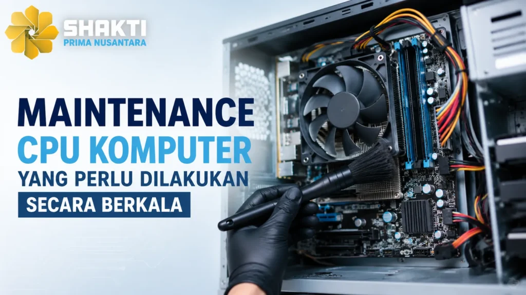Maintenance CPU komputer yang perlu dilakukan secara berkala untuk menjaga performa dan memperpanjang usia perangkat.