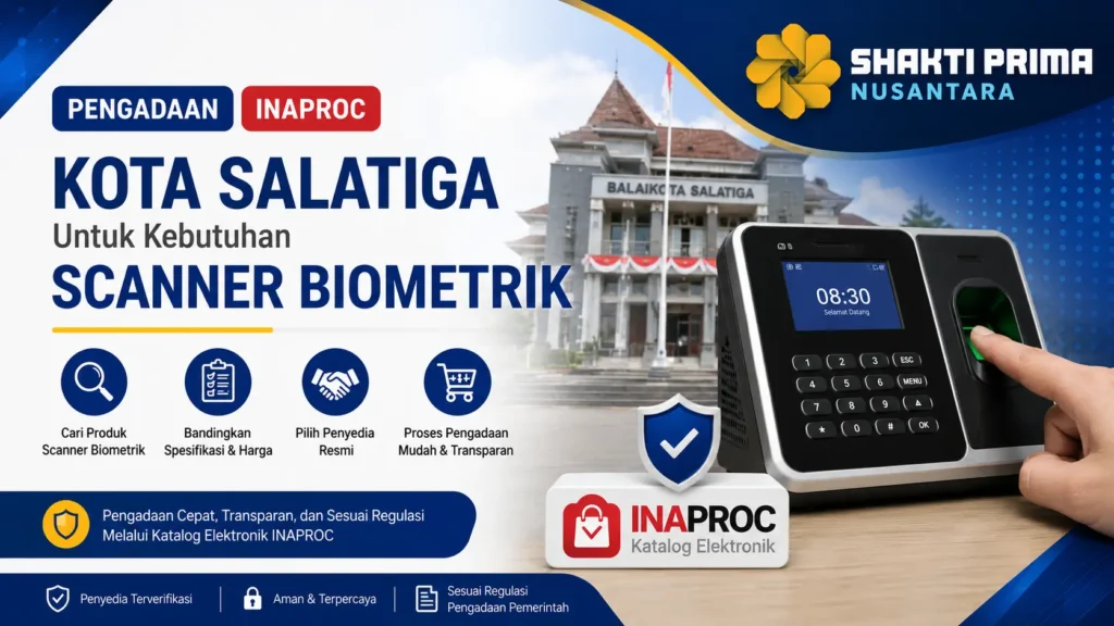 Pengadaan Inaproc Kota Salatiga untuk kebutuhan scanner biometrik melalui katalog elektronik INAPROC
