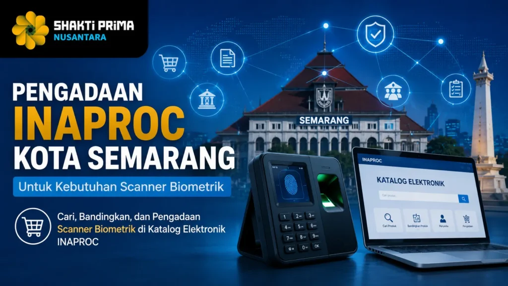 Pengadaan Inaproc Kota Semarang untuk kebutuhan scanner biometrik melalui katalog elektronik pemerintah dan penyedia resmi