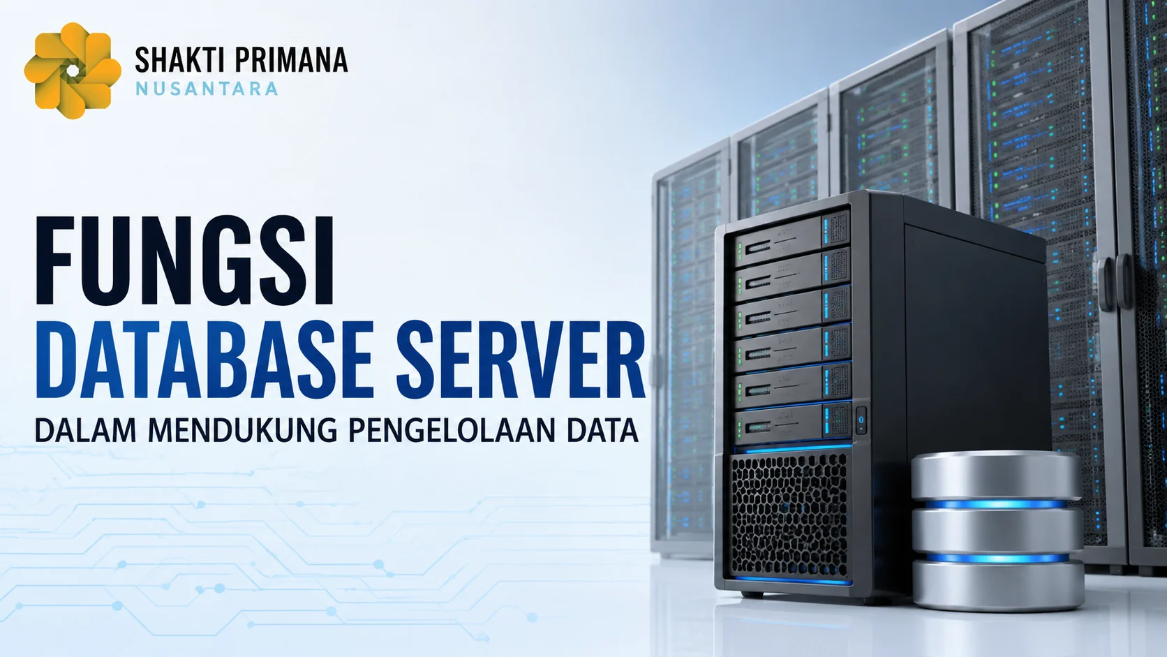 Fungsi Database Server dalam mendukung pengelolaan data untuk penyimpanan dan akses informasi secara terpusat