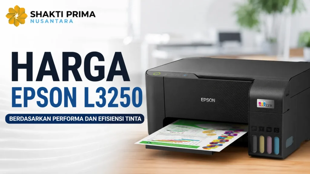 Harga Epson L3250 berdasarkan performa dan efisiensi tinta untuk kebutuhan rumah, kantor, sekolah, UMKM, dan pengadaan instansi pemerintah.