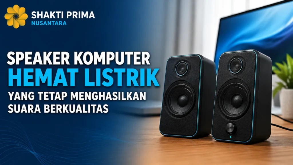 Speaker komputer hemat listrik dengan suara berkualitas untuk kerja, belajar, dan hiburan