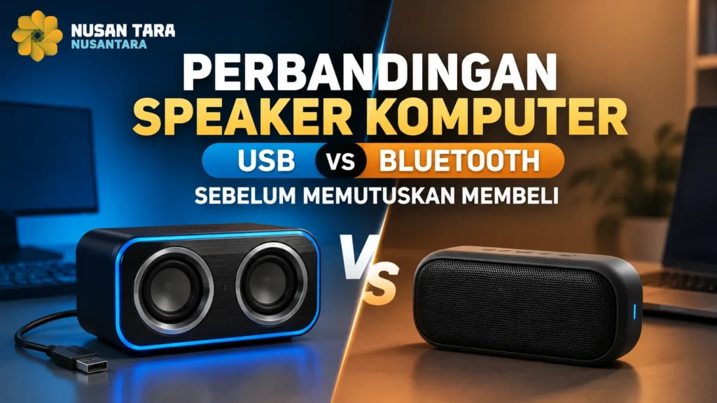 Perbandingan Speaker Komputer USB vs Bluetooth sebelum memutuskan membeli
