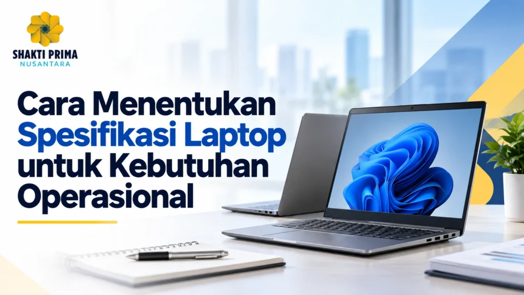 Laptop aksara untuk instansi untuk kebutuhan operasional