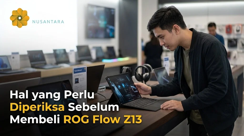 spesifikasi asus rog flow z13 dan Hal yang Perlu Diperiksa Sebelum Membeli ROG Flow Z13